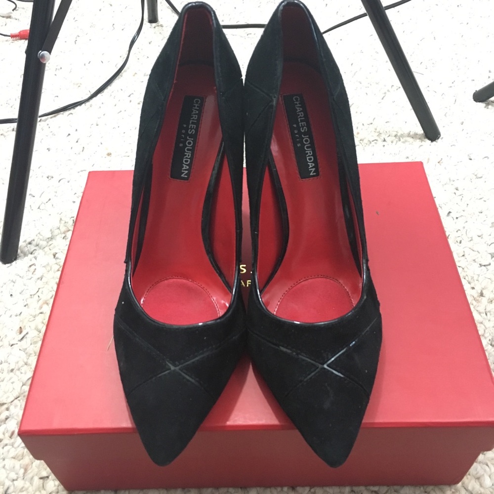 Sexy black and red heel